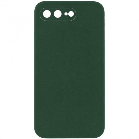 Silicone Case Square Full Camera Protective (AA) NOLOGO для Apple iPhone 7 plus / 8 plus (5.5") Зеленый / Cyprus Green