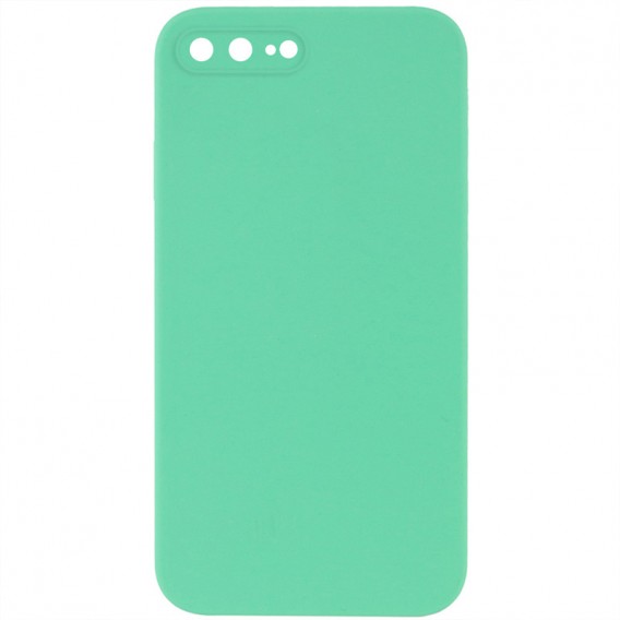 Чехол Silicone Case Square Full Camera Protective (AA) NOLOGO для Apple iPhone 7 plus/8 plus (5.5 дюйма) Зеленый / Spearmint