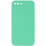 Silicone Case Square Full Camera Protective (AA) NOLOGO для Apple iPhone 7 plus / 8 plus (5.5") Зеленый / Spearmint