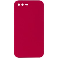 Чехол Silicone Case Square Full Camera Protective (AA) NOLOGO для Apple iPhone 7 plus/8 plus (5.5