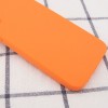 Чохол Silicone Case Square Full Camera Protective (AA) NOLOGO для Apple iPhone 7 plus/8 plus (5.5") Помаранчевий / Papaya