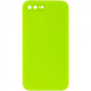 Чехол Silicone Case Square Full Camera Protective (AA) NOLOGO для Apple iPhone 7 plus/8 plus (5.5 дюйма) Салатовый / Neon green Чехол Silicone Case Square Full Camera Protective (AA) NOLOGO для Apple iPhone 7 plus/8 plus (5.5 дюйма) Салатовый / Neon green