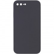 Silicone Case Square Full Camera Protective (AA) NOLOGO для Apple iPhone 7 plus / 8 plus (5.5") Серый / Dark Gray