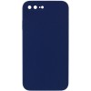 Silicone Case Square Full Camera Protective (AA) NOLOGO для Apple iPhone 7 plus / 8 plus (5.5") Темно-синій / Midnight blue