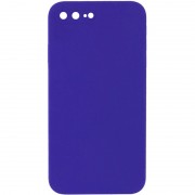 Silicone Case Square Full Camera Protective (AA) NOLOGO для Apple iPhone 7 plus / 8 plus (5.5") Фиолетовый / Ultra Violet