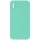 Silicone Case Square Full Camera Protective (AA) NOLOGO для Apple iPhone X / XS (5.8") Бирюзовый / Turquoise