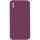 Silicone Case Square Full Camera Protective (AA) NOLOGO для Apple iPhone X / XS (5.8") Бордовый / Maroon
