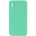 Silicone Case Square Full Camera Protective (AA) NOLOGO для Apple iPhone X / XS (5.8") Зеленый / Spearmint