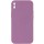 Silicone Case Square Full Camera Protective (AA) NOLOGO для Apple iPhone X / XS (5.8") Лиловый / Lilac Pride