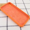 Silicone Case Square Full Camera Protective (AA) NOLOGO для Apple iPhone X / XS (5.8") Помаранчевий / Papaya