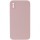 Silicone Case Square Full Camera Protective (AA) NOLOGO для Apple iPhone X / XS (5.8") Розовый / Pink Sand