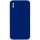 Silicone Case Square Full Camera Protective (AA) NOLOGO для Apple iPhone X / XS (5.8") Синий / Deep navy
