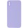 Silicone Case Square Full Camera Protective (AA) NOLOGO для Apple iPhone X / XS (5.8") Сиреневый / Dasheen