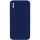 Silicone Case Square Full Camera Protective (AA) NOLOGO для Apple iPhone X / XS (5.8") Темно-синій / Midnight blue