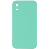 Чехол Silicone Case Square Full Camera Protective (AA) NOLOGO для Apple iPhone XR (6.1