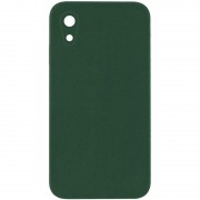 Silicone Case Square Full Camera Protective (AA) NOLOGO для Apple iPhone XR (6.1") Зеленый / Cyprus Green