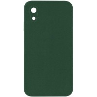 Silicone Case Square Full Camera Protective (AA) NOLOGO для Apple iPhone XR (6.1") Зеленый / Cyprus Green