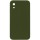 Silicone Case Square Full Camera Protective (AA) NOLOGO для Apple iPhone XR (6.1") Зеленый / Dark Olive