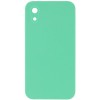 Silicone Case Square Full Camera Protective (AA) NOLOGO для Apple iPhone XR (6.1") Зелений / Spearmint