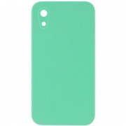 Silicone Case Square Full Camera Protective (AA) NOLOGO для Apple iPhone XR (6.1") Зеленый / Spearmint