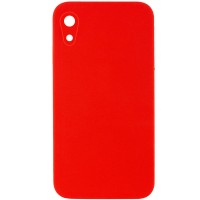 Чехол Silicone Case Square Full Camera Protective (AA) NOLOGO для Apple iPhone XR (6.1