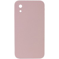 Чехол Silicone Case Square Full Camera Protective (AA) NOLOGO для Apple iPhone XR (6.1