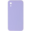 Silicone Case Square Full Camera Protective (AA) NOLOGO для Apple iPhone XR (6.1") Сиреневый / Dasheen