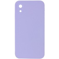 Чехол Silicone Case Square Full Camera Protective (AA) NOLOGO для Apple iPhone XR (6.1