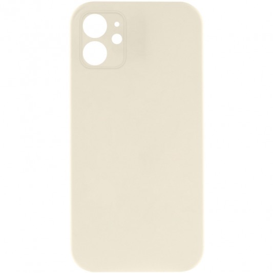 Silicone Case Square Full Camera Protective (AA) NOLOGO для Apple iPhone 11 (6.1") Бежевый / Antique White