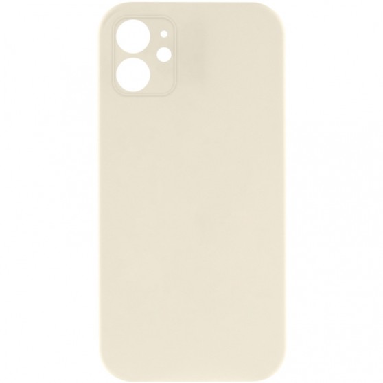 Silicone Case Square Full Camera Protective (AA) NOLOGO для Apple iPhone 11 (6.1") Бежевый / Antique White