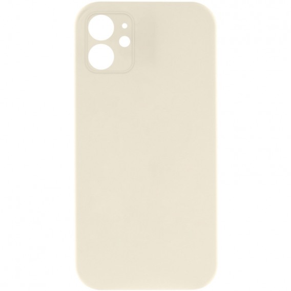 Silicone Case Square Full Camera Protective (AA) NOLOGO для Apple iPhone 11 (6.1") Бежевий / Antique White