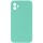 Silicone Case Square Full Camera Protective (AA) NOLOGO для Apple iPhone 11 (6.1") Бирюзовый / Turquoise