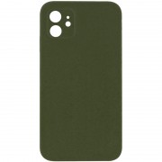 Silicone Case Square Full Camera Protective (AA) NOLOGO для Apple iPhone 11 (6.1") Зеленый / Cyprus Green