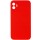 Silicone Case Square Full Camera Protective (AA) NOLOGO для Apple iPhone 11 (6.1") Красный / Red