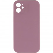 Silicone Case Square Full Camera Protective (AA) NOLOGO для Apple iPhone 11 (6.1") Лиловый / Lilac Pride