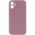 Silicone Case Square Full Camera Protective (AA) NOLOGO для Apple iPhone 11 (6.1") Лиловый / Lilac Pride