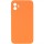 Silicone Case Square Full Camera Protective (AA) NOLOGO для Apple iPhone 11 (6.1") Оранжевый / Papaya