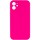 Silicone Case Square Full Camera Protective (AA) NOLOGO для Apple iPhone 11 (6.1") Розовый / Barbie pink