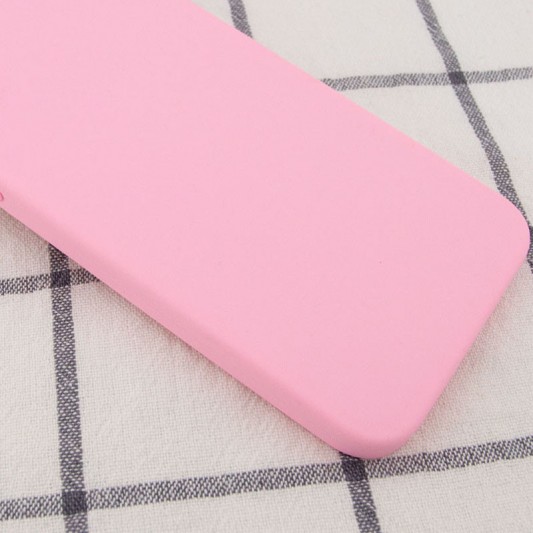 Silicone Case Square Full Camera Protective (AA) NOLOGO для Apple iPhone 11 (6.1") Розовый / Light pink - изображение 1