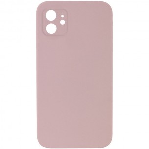 Чехол Silicone Case Square Full Camera Protective (AA) NOLOGO для Apple iPhone 11 (6.1
