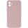 Silicone Case Square Full Camera Protective (AA) NOLOGO для Apple iPhone 11 (6.1") Розовый / Pink Sand