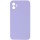 Silicone Case Square Full Camera Protective (AA) NOLOGO для Apple iPhone 11 (6.1") Сиреневый / Dasheen