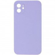 Silicone Case Square Full Camera Protective (AA) NOLOGO для Apple iPhone 11 (6.1") Сиреневый / Dasheen
