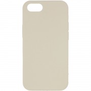 Чехол Silicone Case Full Protective (AA) NO LOGO для Apple iPhone SE (2020) Бежевый / Antique White