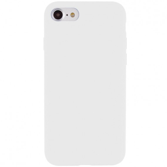 Чехол Silicone Case Full Protective (AA) NO LOGO для Apple iPhone SE (2020) Белый / White