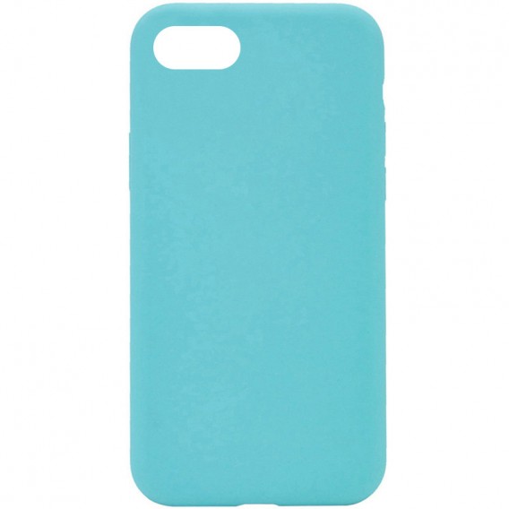 Чохол Silicone Case Full Protective (AA) NO LOGO для Apple iPhone SE (2020) Бірюзовий / Marine Green