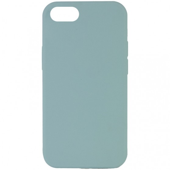 Чехол Silicone Case Full Protective (AA) NO LOGO для Apple iPhone SE (2020) Бирюзовый / Turquoise