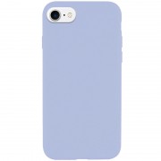 Чехол Silicone Case Full Protective (AA) NO LOGO для Apple iPhone SE (2020) Голубой / Lilac Blue