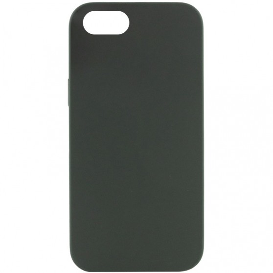 Чехол Silicone Case Full Protective (AA) NO LOGO для Apple iPhone SE (2020) Зеленый / Cyprus Green