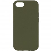 Чехол Silicone Case Full Protective (AA) NO LOGO для Apple iPhone SE (2020) Зеленый / Dark Olive
